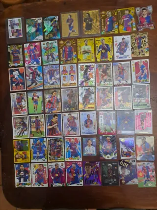 Cromos de fútbol variados