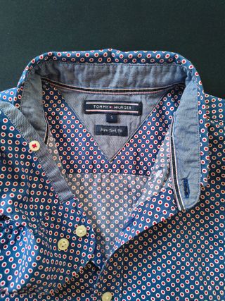 Tommy Hilfiger Camicia Pois Uomo Bold