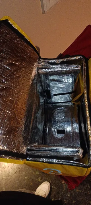 Mochila Glovo Amarilla