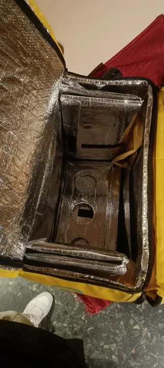 Mochila Glovo Amarilla