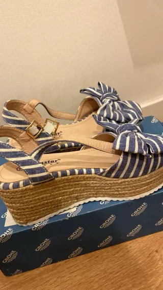 Sandalias de tacón - cuña de Seastar blue azules