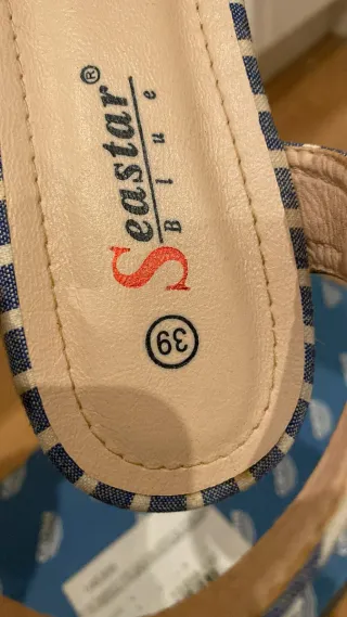 Sandalias de tacón - cuña de Seastar blue azules