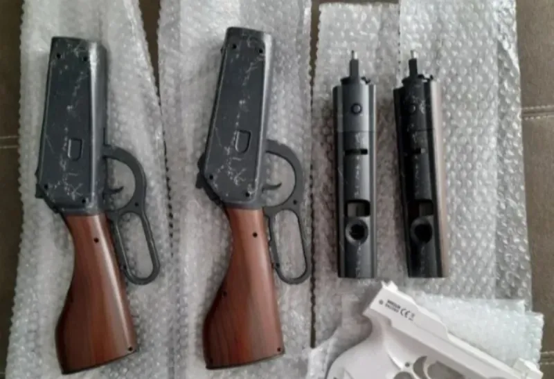 NUEVOS. Wii y WiiU. 2 Rifles juegos disparar