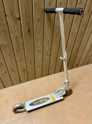 Patinete FunRacer plateado