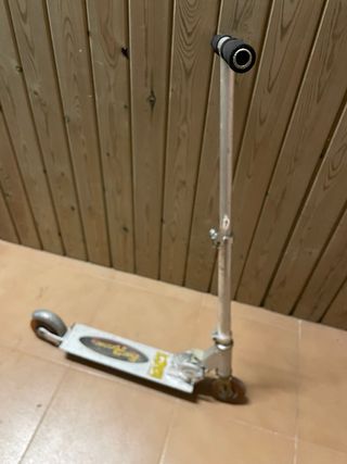 Patinete FunRacer plateado