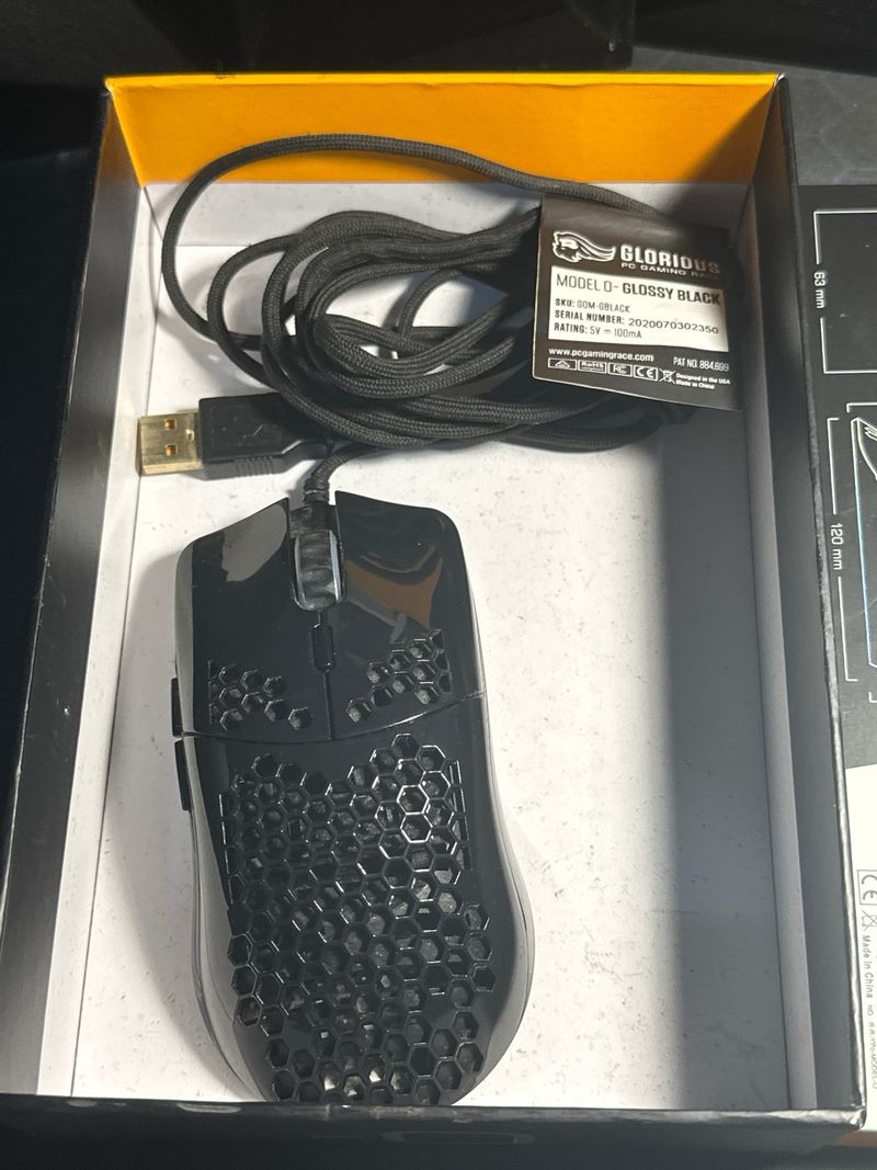 Ratón Gaming Glorious Model O- Negro afbeelding 2