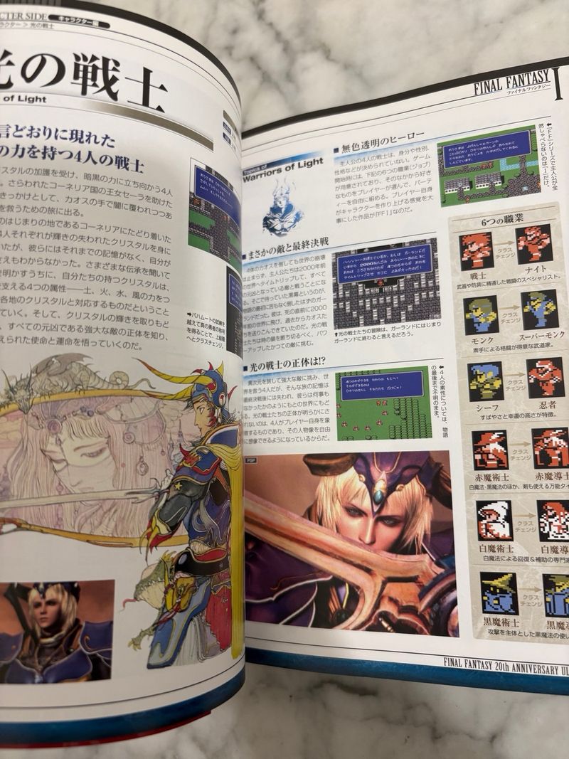 Guía Final Fantasy 20 Aniversario Ultimania JP afbeelding 10