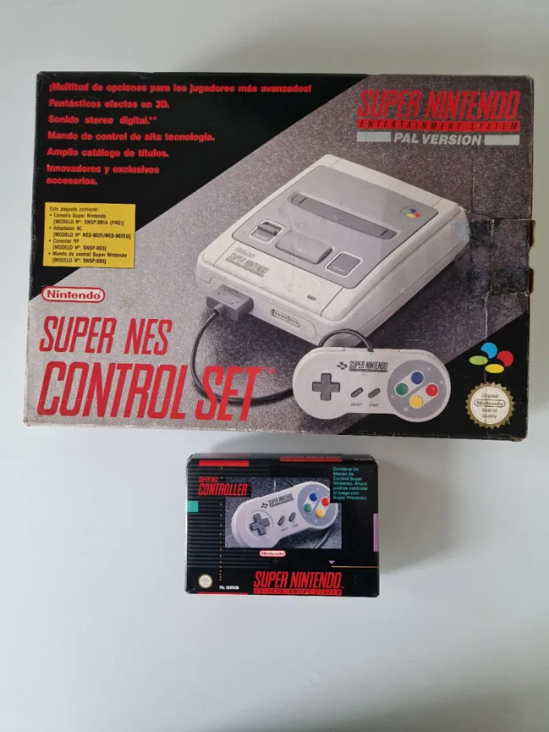Super Nintendo 1CHIP - Caja rara versión pal afbeelding 2