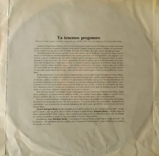 Vinilo Antonio Rodriguez Buzon Pregón Semana Santa