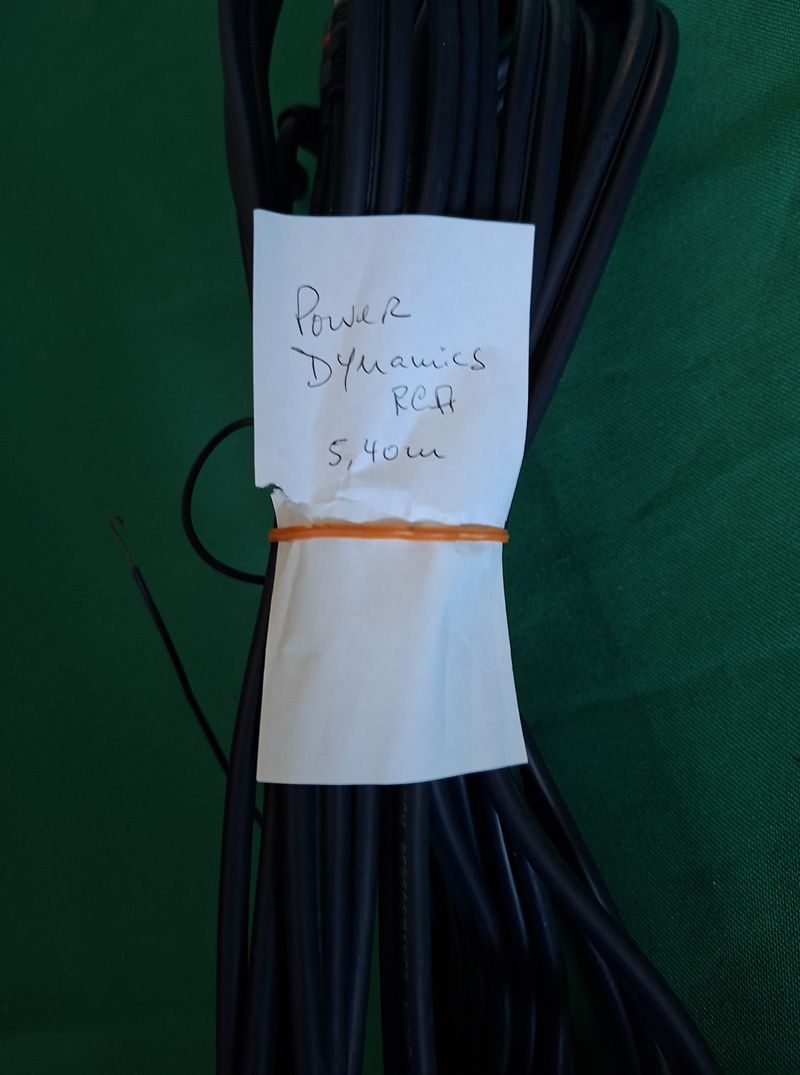 Cabos de audio RCA, marca Power Dynamics, con 5.40 afbeelding 4