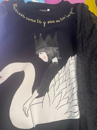 Sudadera Anabel Lee Princesa Cisne Talla Única