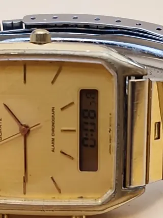 Orologio Seiko Ana-Digi Tank H601 Vintage