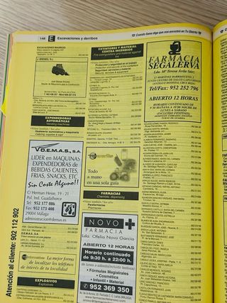 Guía Telefónica Tu Distrito Málaga 2001-2002