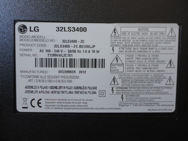 TV LG 32 PULGADAS afbeelding 4