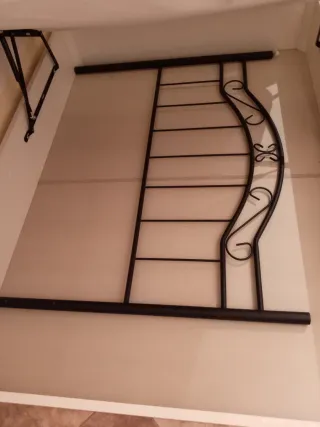 Cabecero forja negro 135