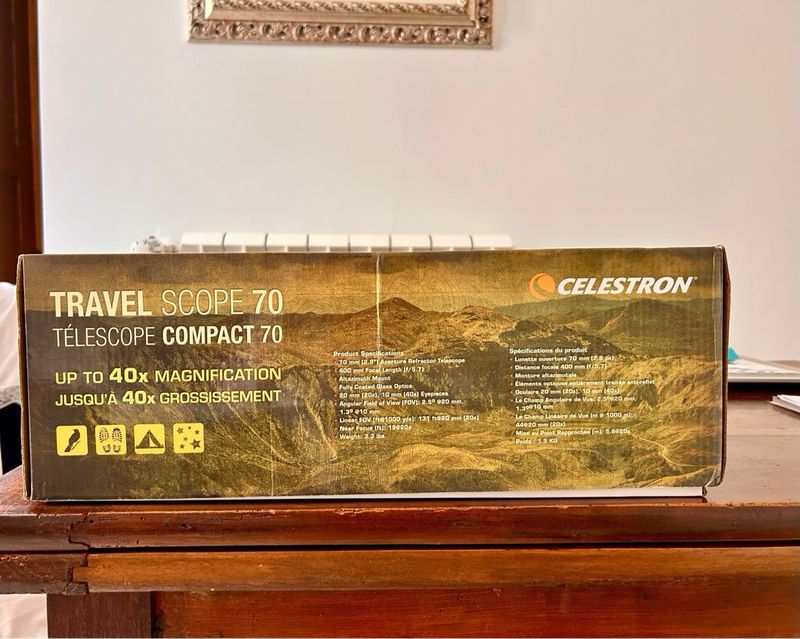 Telescopio Celestron Travel Scope 70 Compacto afbeelding 7