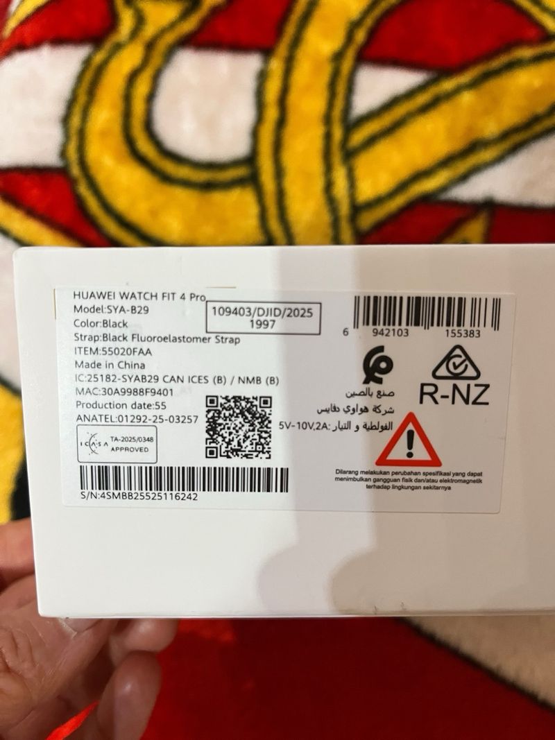 Huawei Watch Fit 4 PRO Negro afbeelding 8