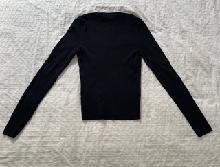 Camiseta Zara manga larga cuello redondo talla L
