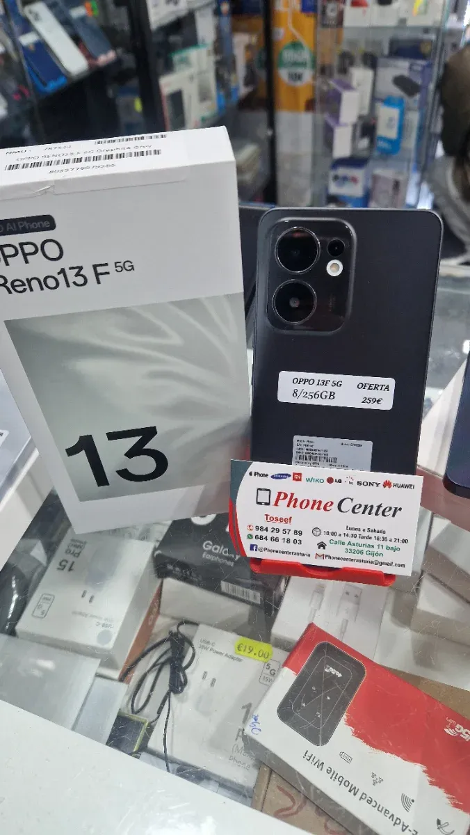 Oppo Reno 13F 5G 256GB Negro