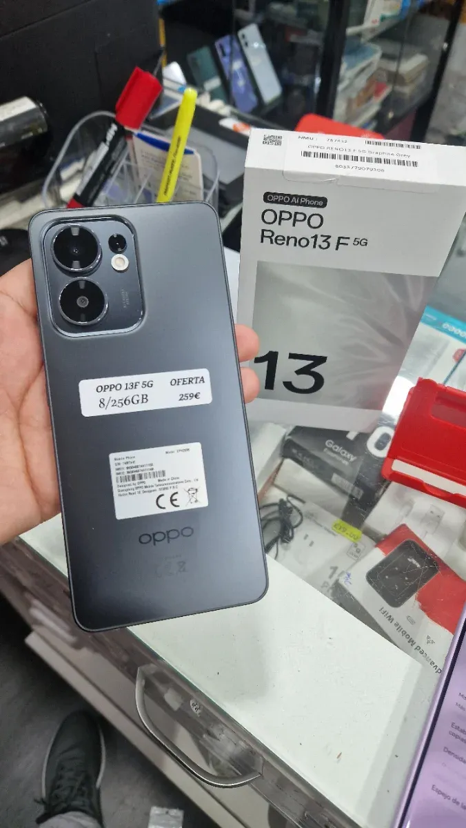 Oppo Reno 13F 5G 256GB Negro afbeelding 2