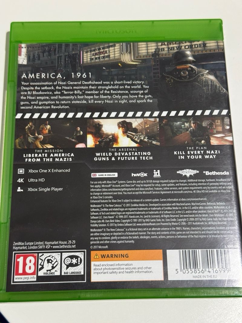 Wolfenstein II: The New Colossus Xbox One afbeelding 2