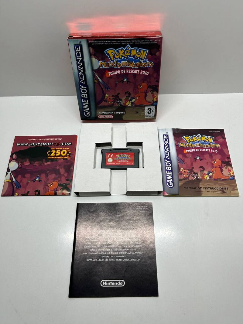 Pokémon Mundo Misterioso Equipo Rojo (PAL ESP) GBA