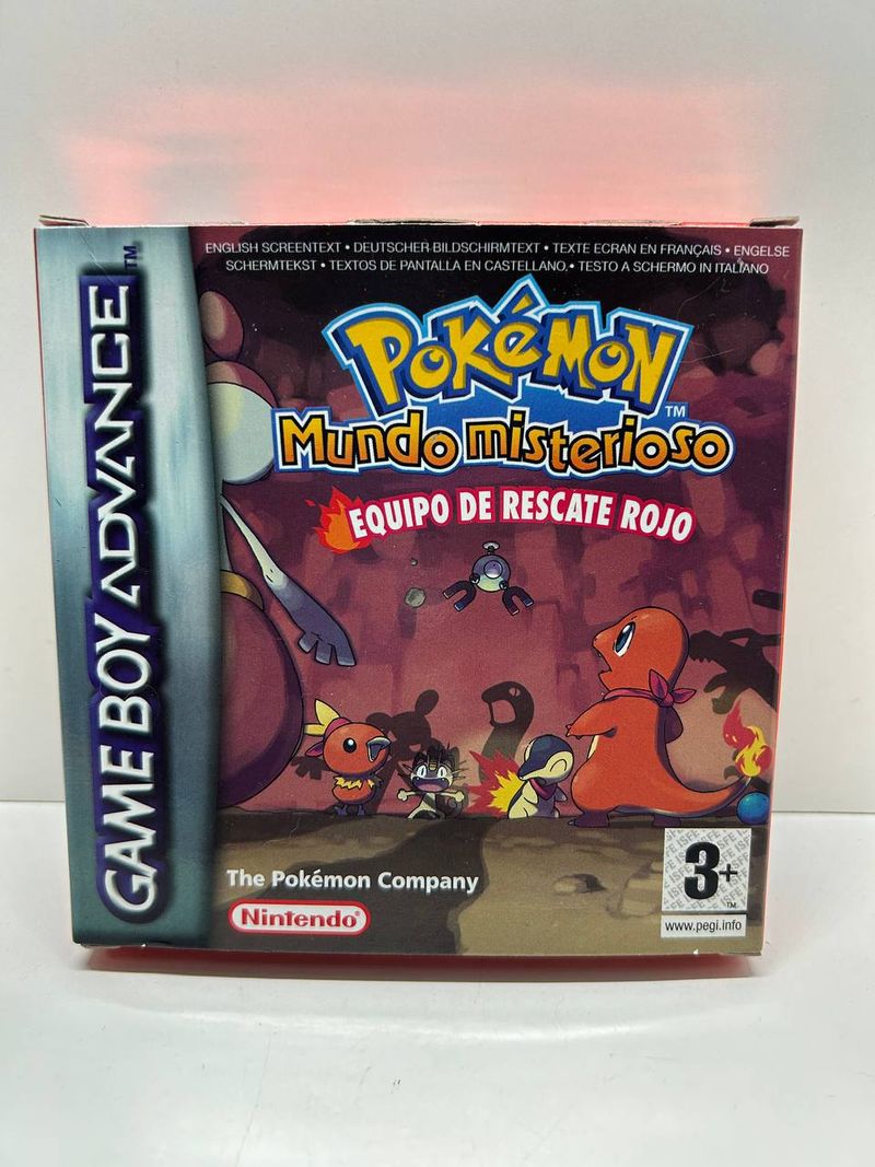 Pokémon Mundo Misterioso Equipo Rojo (PAL ESP) GBA afbeelding 2