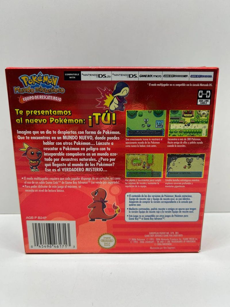 Pokémon Mundo Misterioso Equipo Rojo (PAL ESP) GBA afbeelding 3