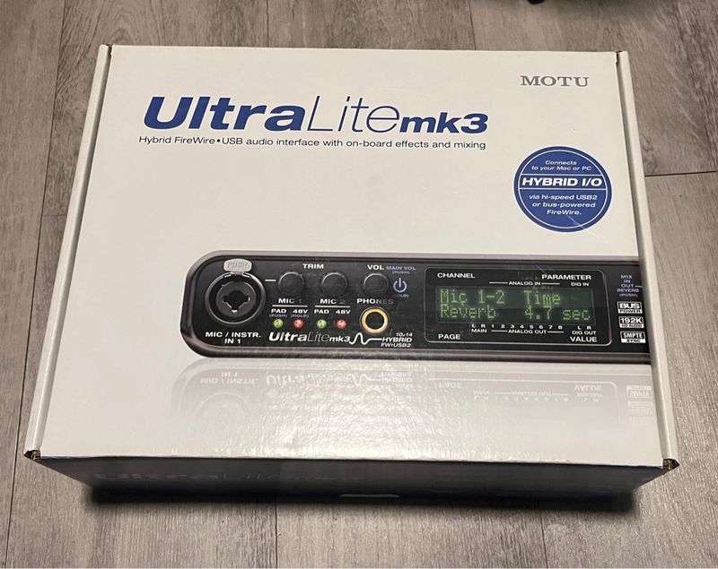 MOTU UltraLite mk3 Interfaz Audio FireWire/USB