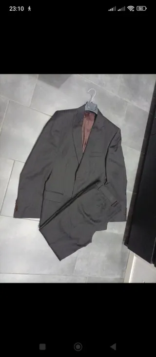 Completo gessato Zara uomo taglia 48