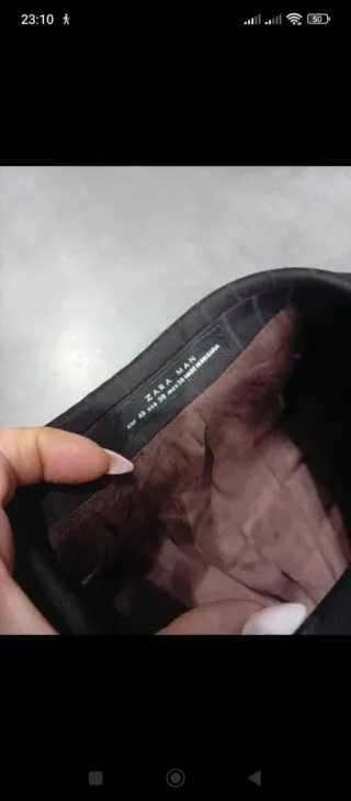 Completo gessato Zara uomo taglia 48