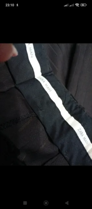 Completo gessato Zara uomo taglia 48