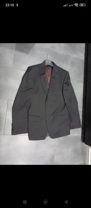 Completo gessato Zara uomo taglia 48