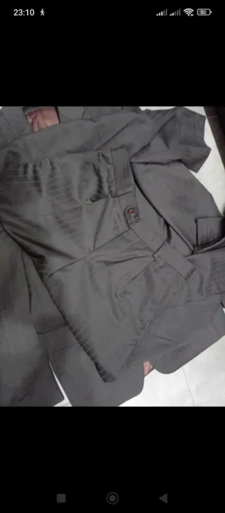 Completo gessato Zara uomo taglia 48