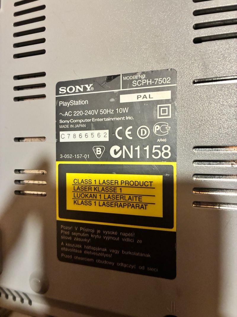 Consola PlayStation 1 + Mandos + Tarjeta Memoria afbeelding 2