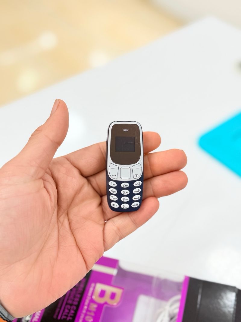 Teléfono Móvil Nokia Mini Azul/Plata