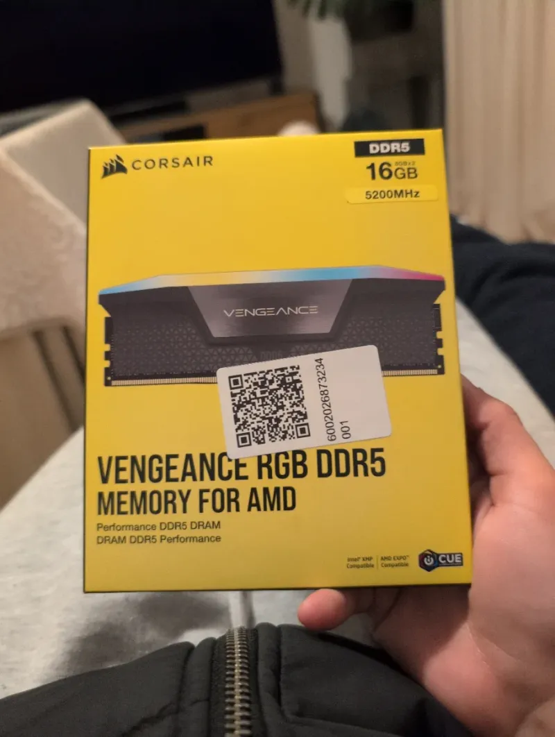 Corsair Vengeance RGB DDR5 16GB 5200MHz