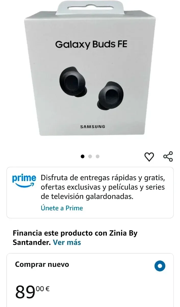 Samsung Galaxy Buds FE Auriculares afbeelding 2