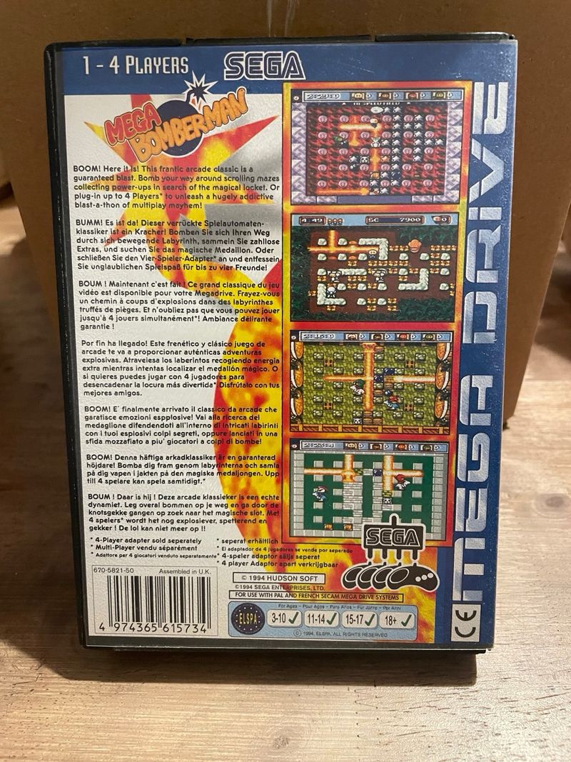 Mega Bomberman Sega Mega Drive afbeelding 2