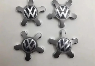 TAPABUJES VOLKSWAGEN ESTRELLA PLATA 60MM