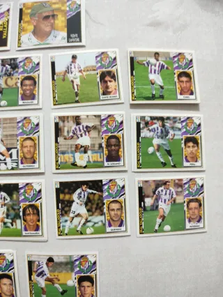 Cromos fútbol Real Valladolid 97-98