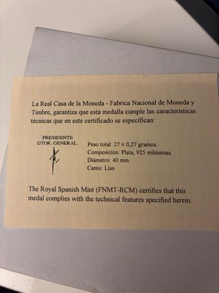 Medalla Proclamación Felipe VI