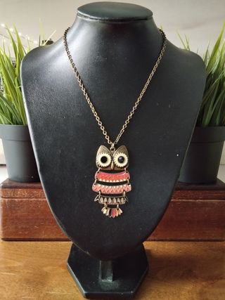 Colgante búho esmaltado Sfera