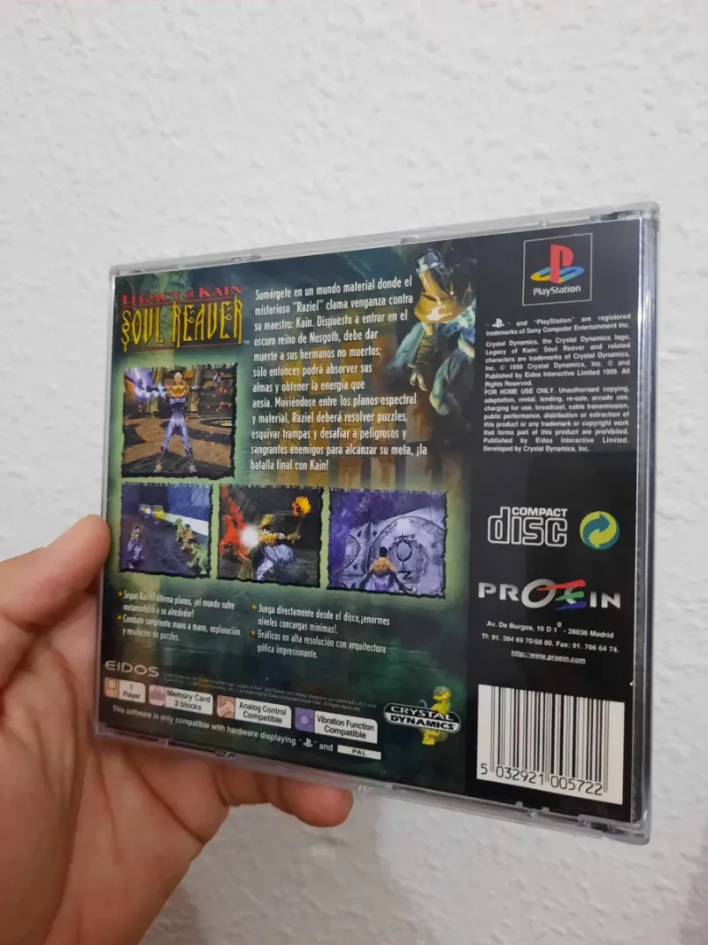 Legacy of Kain: Soul Reaver PS1 PAL afbeelding 3