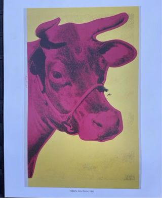 Lámina Andy Warhol Cow 1966