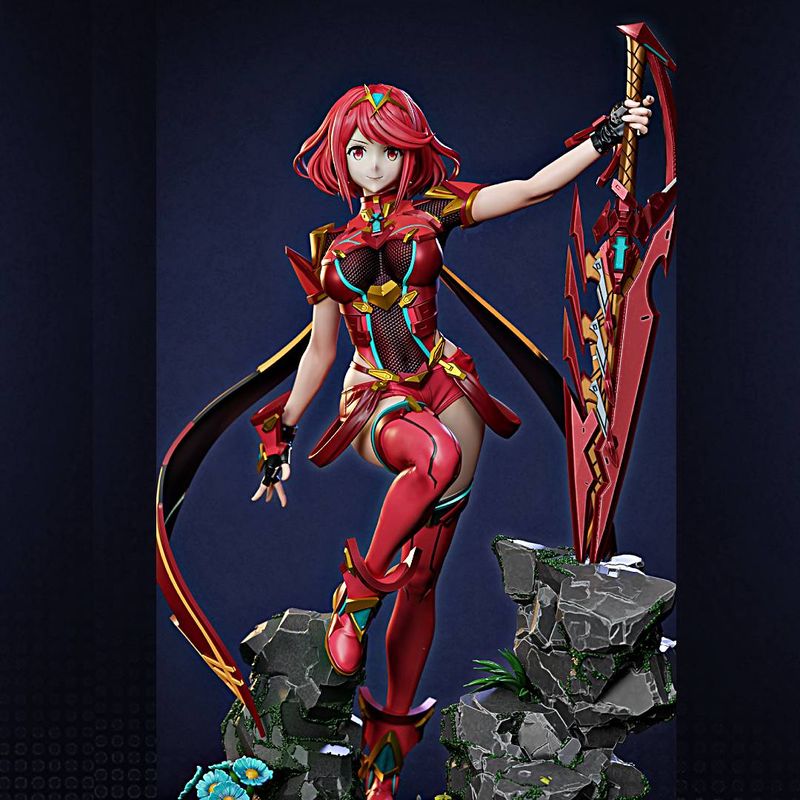Figura Resina 16K ► Pyra Xenoblade