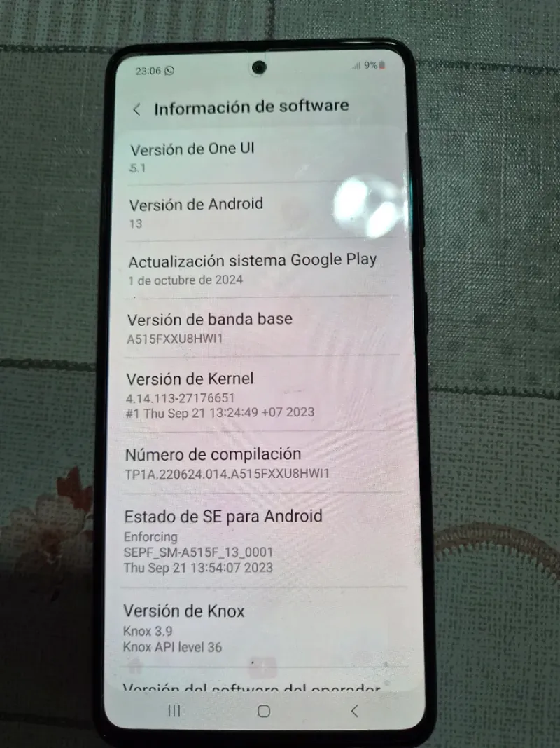 Samsung Galaxy A51 Azul LEER TODO EL ANUNCIO. afbeelding 4