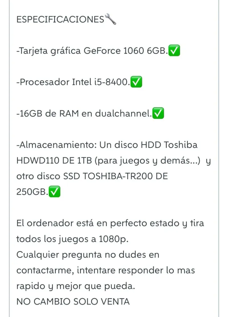 PC Gamer Blanco con Luces LED Rojas afbeelding 2