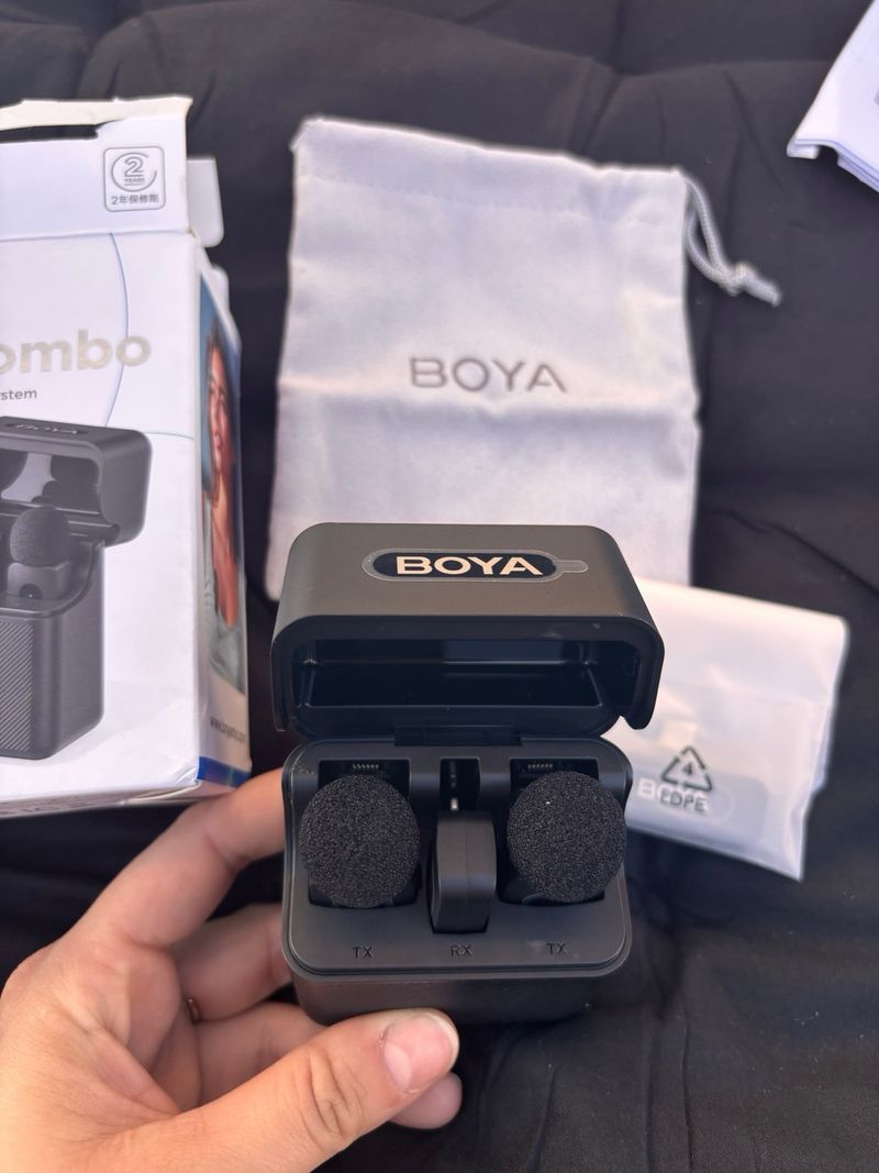 BOYA BY-V3 Combo Micrófono Inalámbrico afbeelding 3