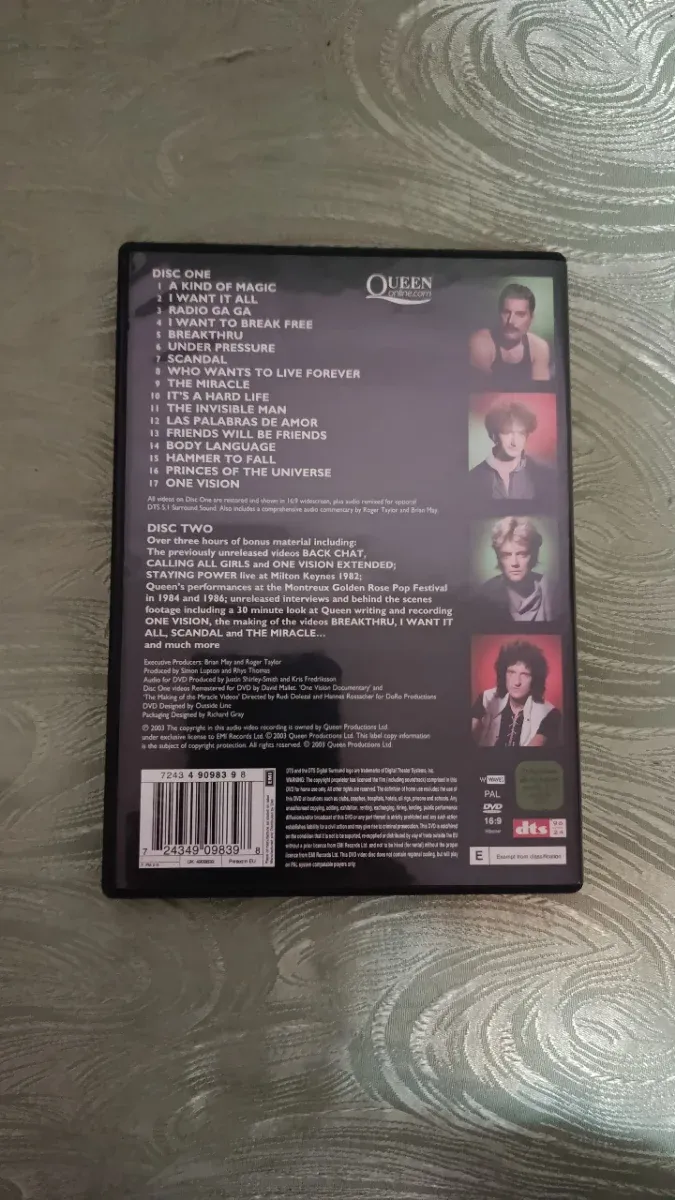 Queen Greatest Video Hits 1 & 2 DVD Set afbeelding 6